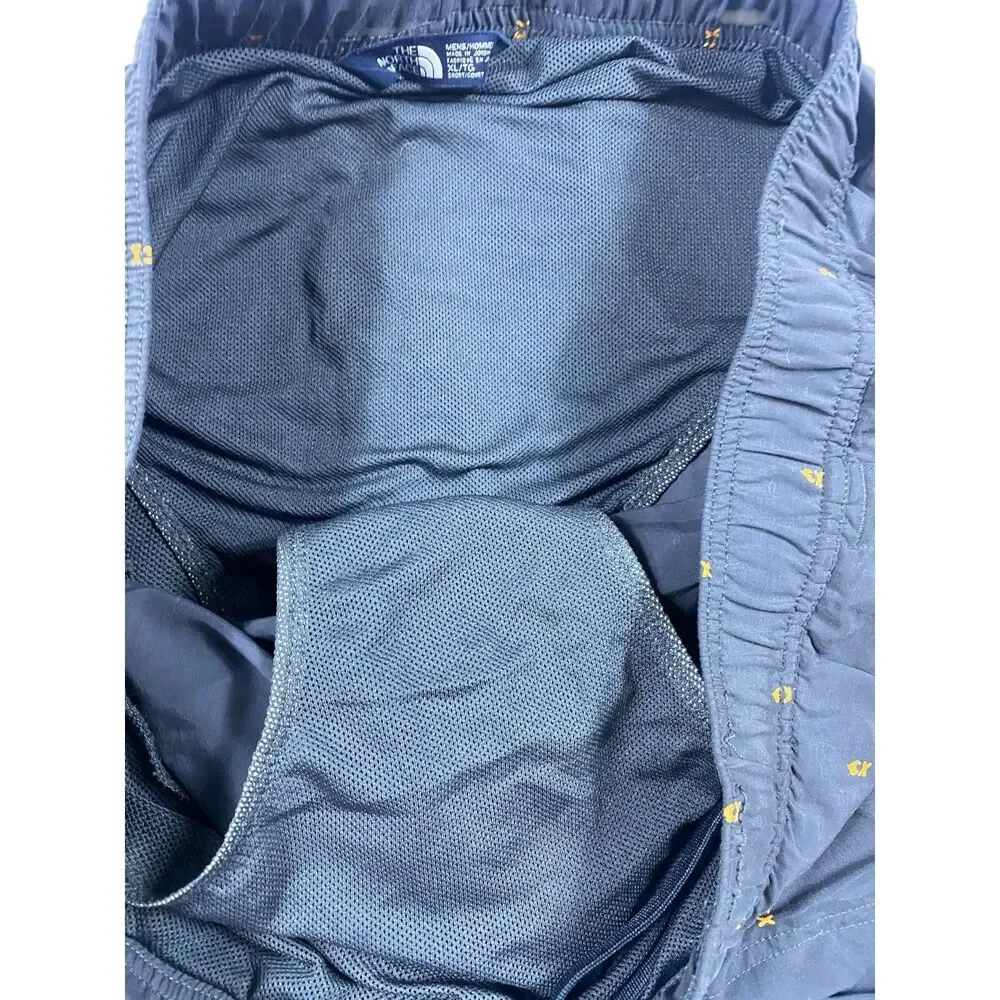 The North Face Shorts Mens XL Flash Dry Swim Trunks Camp Fire Print Mesh Lined